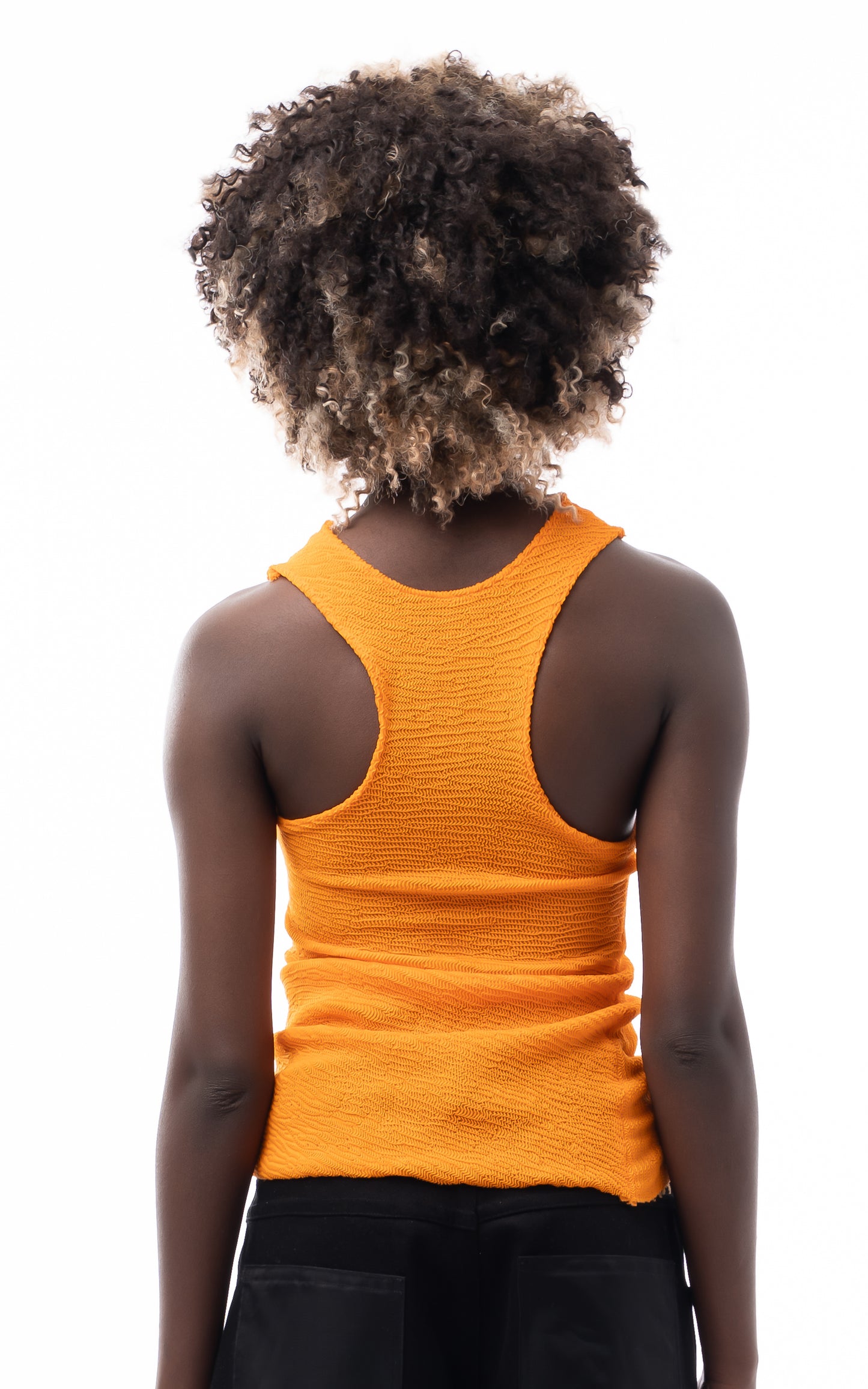 ORANGE TANK TOP SMOCK