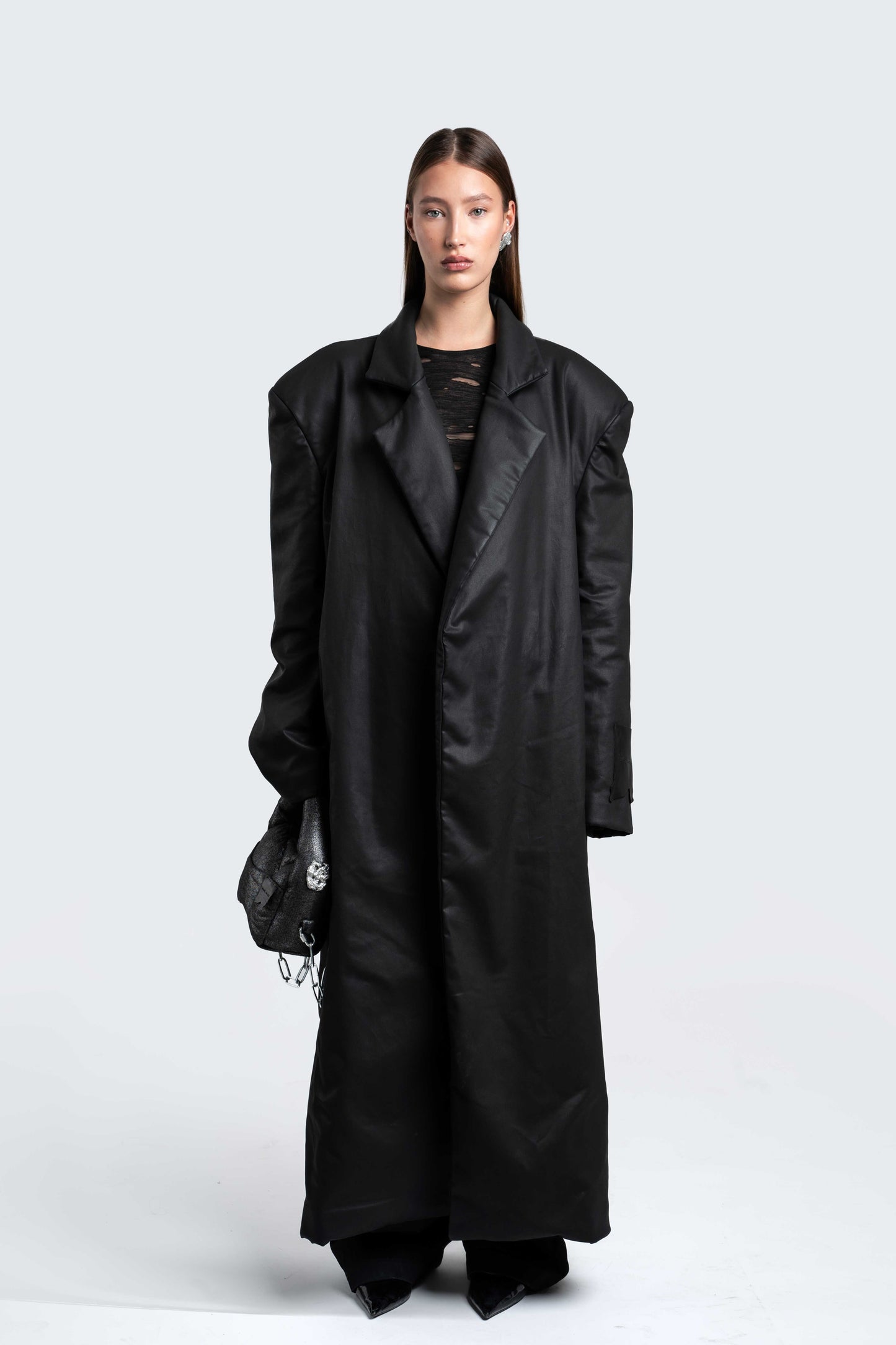 BOXY COAT BLACK