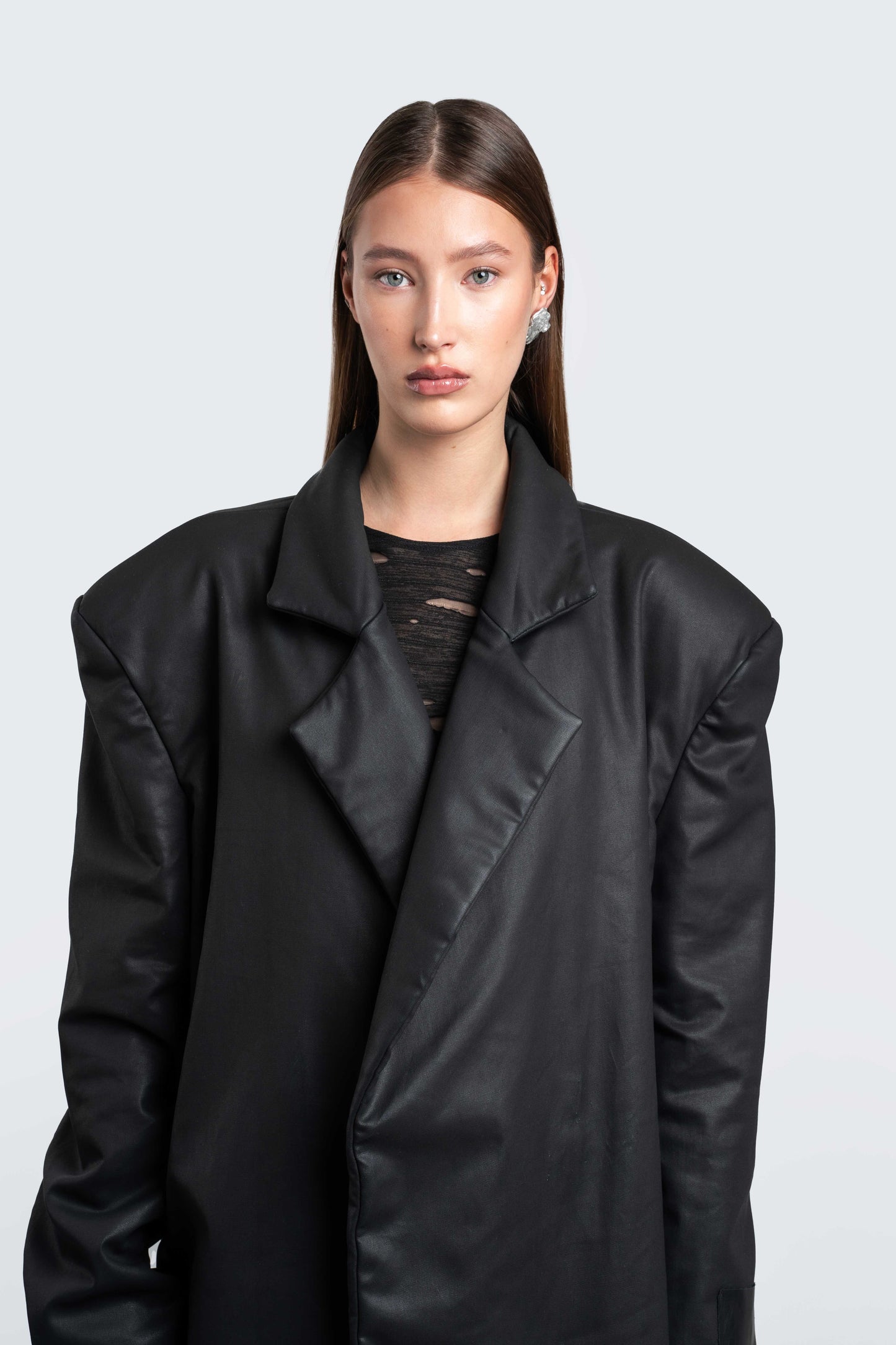 BOXY COAT BLACK