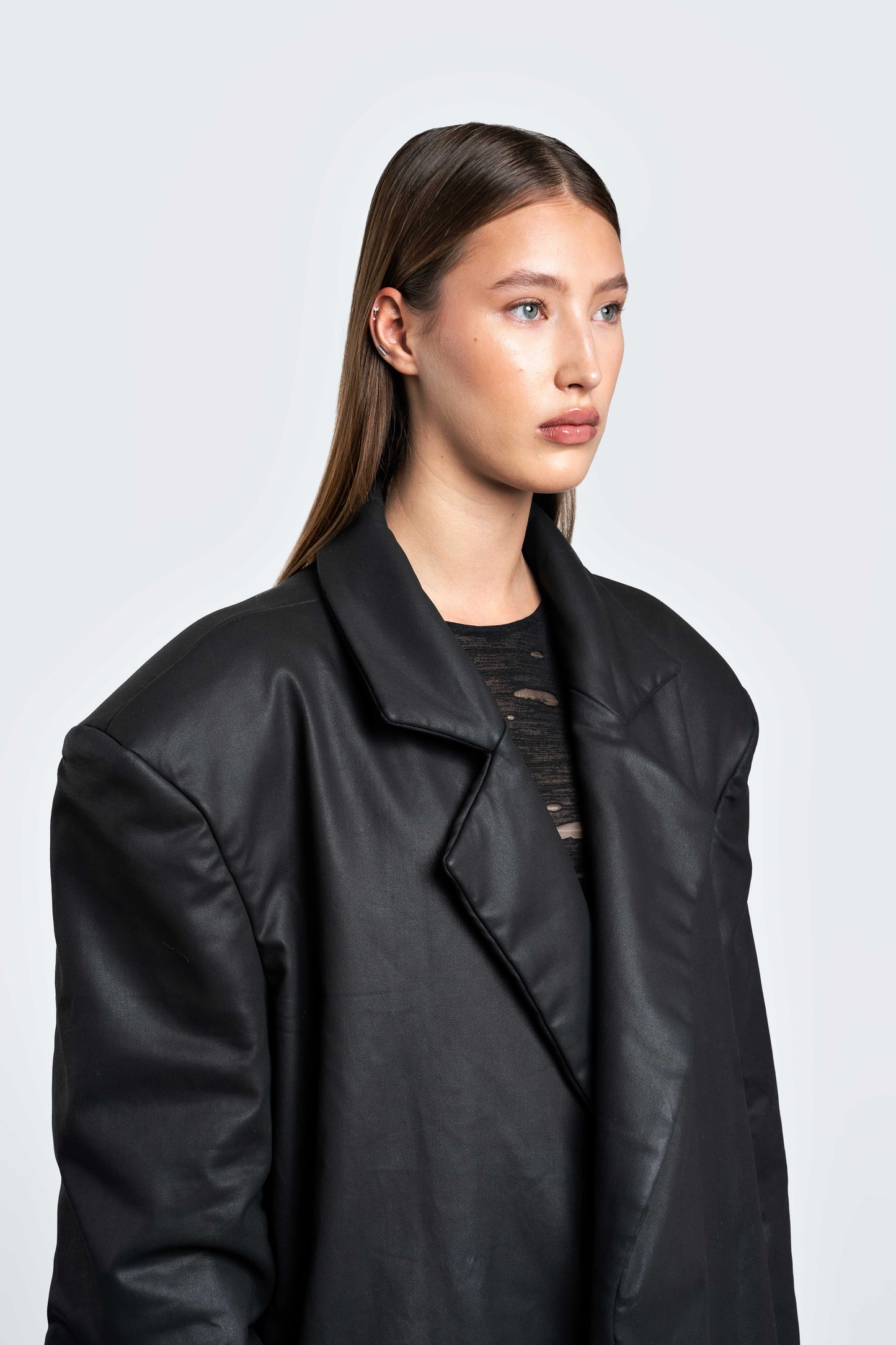 BOXY COAT BLACK