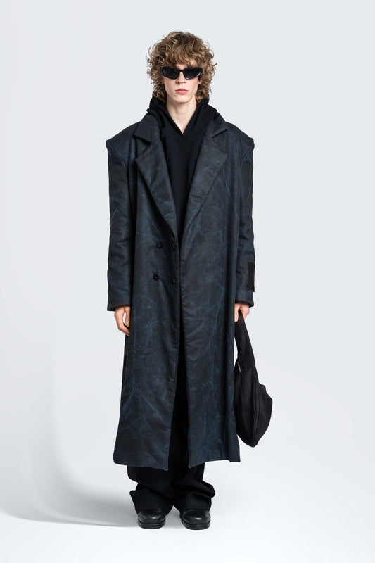 BOXY COAT BLUE